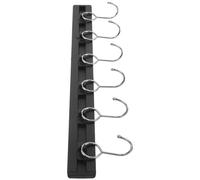 BUGUUYO Barra Appendiabiti Estraibile 40 CM con 6 Ganci in Metallo per Armadio e Guardaroba Binario Scorrevole da Parete per Cappotti Cappelli e Sciarpe Organizer Telescopico per