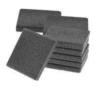 BUGUUYO Base in Materiale Ceramico per Corallo 10 Unità, Supporto per Frammenti di Corallo, Piastra Quadrata per Acquario, per Coltivazione e Decorazioni in Vasche per Animali Acquatici
