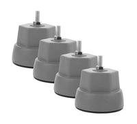 BUGUUYO Base per Lavatrice Antivibrazione 4 Pezzi Piedini Assorbenti e Supporto Stabilizzatore, Compatibile Lavatrici a Tamburo, Design a Rastrelliera per Organizzare Prodotti per Bucato,