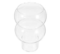 BUGUUYO Bicchiere Vetro Borosilicato per Dessert e Bevande Fredde Riutilizzabile per Pudding Gelato e Mousse Design e Resistente per Uso