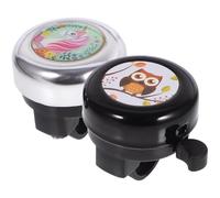 BUGUUYO Campanelli per Bici 2 Pezzi Suono Forte Accessori Bici Giovani Campanello da Bicicletta e Strada Design Resistente e Antinvecchiamento