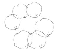 BUGUUYO Clip a Molla di Fissaggio per Faretti Mr11 Mr16, Set 6 Pezzi in Metallo ad Alta Elasticità, Morsetti per Lampade per Illuminazione Domestica, Ufficio e Commerciale