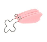 BUGUUYO Clip di Correzione Naso in Silicone Colore Rosa Design Ergonomico Regolabile per Sollevare e Rimodellare Ponte Nasale Destinata a Donne e Ragazze