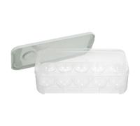 BUGUUYO Contenitore Portatile Per 10 Uova Con Coperchio, Scatola Salvaspazio Per Frigorifero in Plastica Sicura Ed Ecologica, Organizer Pratico Per Conservare Uova Fresche in Casa