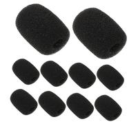 BUGUUYO Coperture in Schiuma per Microfono Lavalier Parabrezza Antivento Microfono a Bavero V3-v9s Set 10 Pezzi Riduzione Rumore per Cuffie Vimoto per Uso Professionale e Comunicazioni