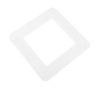 BUGUUYO Copri-Interruttore della Luce Singolo in Acrilico Bianco Placca a Muro Decorativa Rimovibile per Prese Elettriche Protezione Durevole e Facile Installazione per Uso Domestico