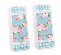 BUGUUYO Coprimaniglia Protettiva Antistatica Per Frigorifero e Microonde, Set Da 2 Pezzi Verde, Copertura Per Maniglia Lavastoviglie Per Uso Domestico in Autunno e Inverno