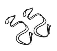 BUGUUYO Corda di Ormeggio Marina Nera 15 M 2 Pezzi per Parabordi Yacht Cima di Ancoraggio Galleggiante Resistente in PP e Poliestere Accessorio di Protezione per Imbarcazioni e Boa di