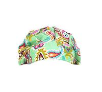 BUGUUYO Cuffietta Stampata in Cotone Regolabile per Infermiera e Dottore, Cappello da Lavoro per Medico, Design alla Moda per Mantenere L' Pulito