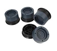 BUGUUYO Cuscinetti Antiscivolo Per Piedini Lavatrice Set Da 4 Pezzi Altezza 4,5 Cm Ammortizzatori Riduzione Vibrazioni e Rumore Protezione Pavimento Uso Domestico e Professionale