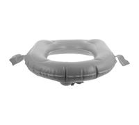 BUGUUYO Cuscino Gonfiabile per Sedile WC Copriwater in PVC Leggero e Portatile Tappetino per WC con Attacco Ventosa per Viaggio e Uso Domestico