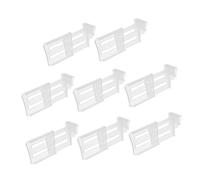 BUGUUYO Divisori Per Porta Laterale Frigorifero 8 Pezzi Separatori Regolabili Per Cassetti Frigorifero e Congelatore Montaggio Sospeso e Organizzazione Scomparti