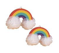 BUGUUYO Doccia Esfoliante 2 Pezzi Luffa Per Bagno Tazza Di Luffa Per Ragazzi E Ragazze Scrub Per La Schiena Per Ragazze Spugna Per Bambini Scrub Delicato Per Il Corpo