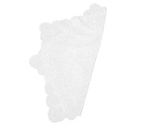 BUGUUYO Elegante Tovaglia in Pizzo Quadrata 90x90 Cm Copriforno Per Macchina Del Pane Copriforno A Microonde Copritavolo in Pizzo Bianco Protezione Per Elettrodomestici