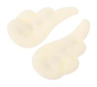 BUGUUYO Fermaglio per Chioma a Forma di Piume D'angelo Bianco e Peluche, 1 Paio Elegante per Bambine, per Giorni Speciali e Uso Scolastico