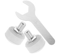 BUGUUYO Freni in Gomma Regolabili per Pattini a Rotelle 4 Ruote con Tappi Protezione Dita Set da 2 Pezzi con Chiave Compatibili per Uso Indoor e Outdoor Freni Sostituibili ad Alta