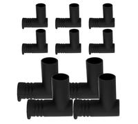 BUGUUYO Giunto ad Angolo Retto per Stendibiancheria 10 Pezzi, Connettore Plastica Resistente per Rack Doppia Via, Kit Ricambio per Stendino da Interno ed Esterno, Facile Installazione