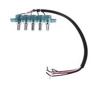 BUGUUYO Interruttore Cappa Aspirante 5 Tasti Sostituzione Pulsante per Ventilatore Cucina Accessorio per Cappe da Cucina Controllore Velocità per Riparazioni Fai da Te