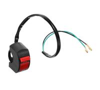 BUGUUYO Interruttore LED per Faro Manubrio Accensione e Spegnimento Facile Accessorio Custom Resistente per Controllo Luci Pulsante Manubrio per Motorbike
