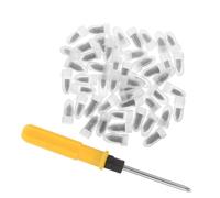BUGUUYO Kit Riparazione Pneumatici Tubeless con Viti in Gomma e Cacciavite Ripara Forature Auto Veicoli Elettrici Soluzione Compatta e Resistente per Viaggi Sicuri