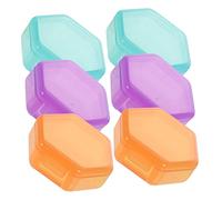 BUGUUYO Mini Contenitore Per Pillole Contenitore Per Tappi Per Le Orecchie Confezione Da 6 Porta Medicinali Portatile Organizer Da Viaggio A Prova Di Perdite Per Medicinali