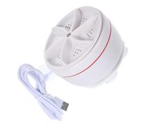 BUGUUYO Mini Lavatrice Portatile Ultrasonica Per Lavaggio Di Indumenti e Calze Per Viaggi e Ufficio Facile Da Usare e Compatta Pulizia Efficiente Minuti