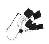 BUGUUYO Pad Riscaldante Elettrico in Fibra Carbonio Regolabile per Leggero e Versatile per Esterni con Protezione Contro Surriscaldamento per Vest e Uso Invernale