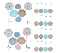 BUGUUYO Panni per Pulizia Schermi Smartphone e Lenti Fotocamera, Set 20 Pezzi Riutilizzabili in Microfibra Macaron Colorati, Detergente Portatile per Tablet, Occhiali e Laptop