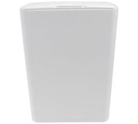 BUGUUYO Pattumiera Intelligente 15l Sensore Automatico e Coperchio Induttivo Bianco per Cucina, Bagno e Ufficio, Contenitore per Rifiuti Silenzioso e Portatile