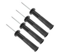 BUGUUYO Picchetti da Terra Base a Molla per Bandierine da Calcio Supporto a Molla Resistente per Pali D’Angolo Set da 4 Pezzi per Allenamento Calcio e Agilità su Campo Outdoor