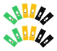 BUGUUYO Ponticelli di Cortocircuito 2.54mm Passo Set da 30 Pezzi Cappucci Jumper Aperti e Chiusi in Nero, Giallo, Verde per Circuiti Stampati e Accessori Dvd Fai da Te