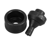 BUGUUYO Punzone Idraulico per Fori Rotondi 10Mm Stampo per Punzonatrice Manuale ad Alta Precisione Set di Punzoni per Pelle e Materiali Vari Strumento Versatile per Lavorazioni