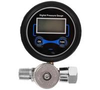 BUGUUYO Regolatore Valvola Aria Compressore con Manometro Digitale Misuratore Pressione Pneumatico Compatto per Controllo Affidabile e Regolazione Rapida del Flusso