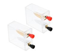 BUGUUYO Scatola Da 2 Set Scatola di esperimento a batteria con acqua salata esperimenti scientifici scuola kit batteria salina strumenti della scienza dell'educazione Kit educativo STEM