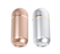 BUGUUYO Set 2 Mini Flaconi Portapillole da 10 Ml in Plastica Piccolo Contenitore per Medicinali da Viaggio Sigillatura Antiumidità Portamedicinali Tascabile per Uso Quotidiano e