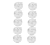 BUGUUYO Set Di 10 Rulli Di Ricambio in Plastica Per Inferiore Della Lavastoviglie Per Lavastoviglie
