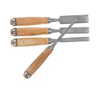 BUGUUYO Set Di 4 Scalpelli Per Intaglio Del Legno Utensili Per Lavorazione Del Legno Kit Di Scalpelli A Punta Piatta Per