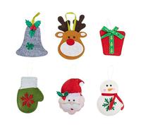 BUGUUYO Set di Decorazioni per Lalbero di Natale 6 Pezzi Ornamenti Natalizi da Appendere Bastoni di Babbo Natale E Renne per Decorazioni per Feste