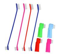 BUGUUYO Set Di Strumenti Per La Toelettatura 4 Spazzolini Da Denti Per Cani 4 Spazzolini Da Denti A Dita Per Cani E Gatti Pulizia Delicata Per Le Zampe Colore Casuale