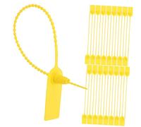 BUGUUYO Sigilli Antimanomissione 100 Pezzi Fascette Monouso Per Stoccaggio Carrelli Indumenti Impermeabili e Facili Da Usare