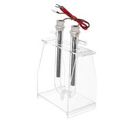BUGUUYO Strumenti elettrolitici Apparato di elettrolisi Scienza sperimentale e forniture educative giocattolo educativo Assistenza didattica fisica Apparato d'acqua plastica Trasparente