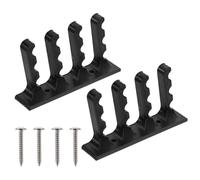 BUGUUYO Supporto da Parete per Arco e Freccia Gancio Robusto per Arco Set 2 Pezzi con Viti Salvaspazio per Esposizione e Organizzazione Adatto per Appassionati di Tiro con L'Arco