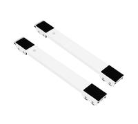 BUGUUYO Supporto Mobile Regolabile Per Mobili Ed Elettrodomestici, Base Portatile in Ferro Per Lavatrice, Frigorifero e Asciugatrice, 2 Pezzi, Sollevamento Antivibrazione Per Uso Domestico