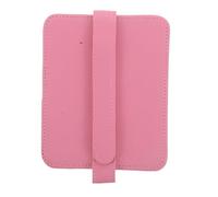 BUGUUYO Tasto dell'organizzatore Visor Tasto per visiera multi-tasca maniche con carta visatore solare occhiali da sole Stuffa di stoccaggio Visor portadocumenti sacca per la visiera Pink