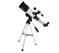 BUGUUYO Telescopio Rifrattore Professionale 150X 70Mm con Treppiede in Lega di Alluminio e Clip per Telefono Monoculare da Esterno per Osservazione Stelle e Portatile per Viaggi e