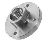 BUGUUYO Tornio Chuck Mandrino Frontale in Acciaio Per Tornio Di Legno Accessori Per Strumenti Per La Lavorazione Legno Adattatore Per Mandrino Utensili Mini Backplane