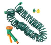 BUGUUYO Tubo Estensibile da Giardino Retrattile in Materiale Resistente per Irrigazione Lavaggio Auto e Pulizia Esterna Avvolgitubo Antinodo e Sicuro al Tatto Colore Casuale
