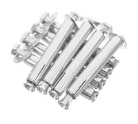 BUGUUYO Viti di Espansione in Gomma e Acciaio 8 Pezzi per Dossi Rallentatori Antirumore, Bulloni Antiurto per Strade e Parcheggi, Installazione Rapida e Assorbimento Vibrazioni