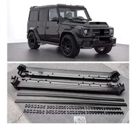 BUGX 2 Pezzi Pedane Laterali per Mercedes-Benz G Class W464 G65 G350 G500 G63 2019-2022, AntiGraffio Durevole Minigonne Laterali Pedane Sottoporta Grembiuli Pedana Laterale Protezione