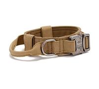 BUHB Collare per Cani, Anello a D Facile da Controllare Collare per Cani da Compagnia Regolabile Traspirante Elegante per Camminare per Pattugliare per Cani di Taglia Media (M)